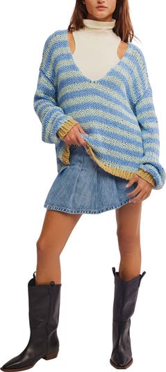 Portland Stripe Cotton Sweater