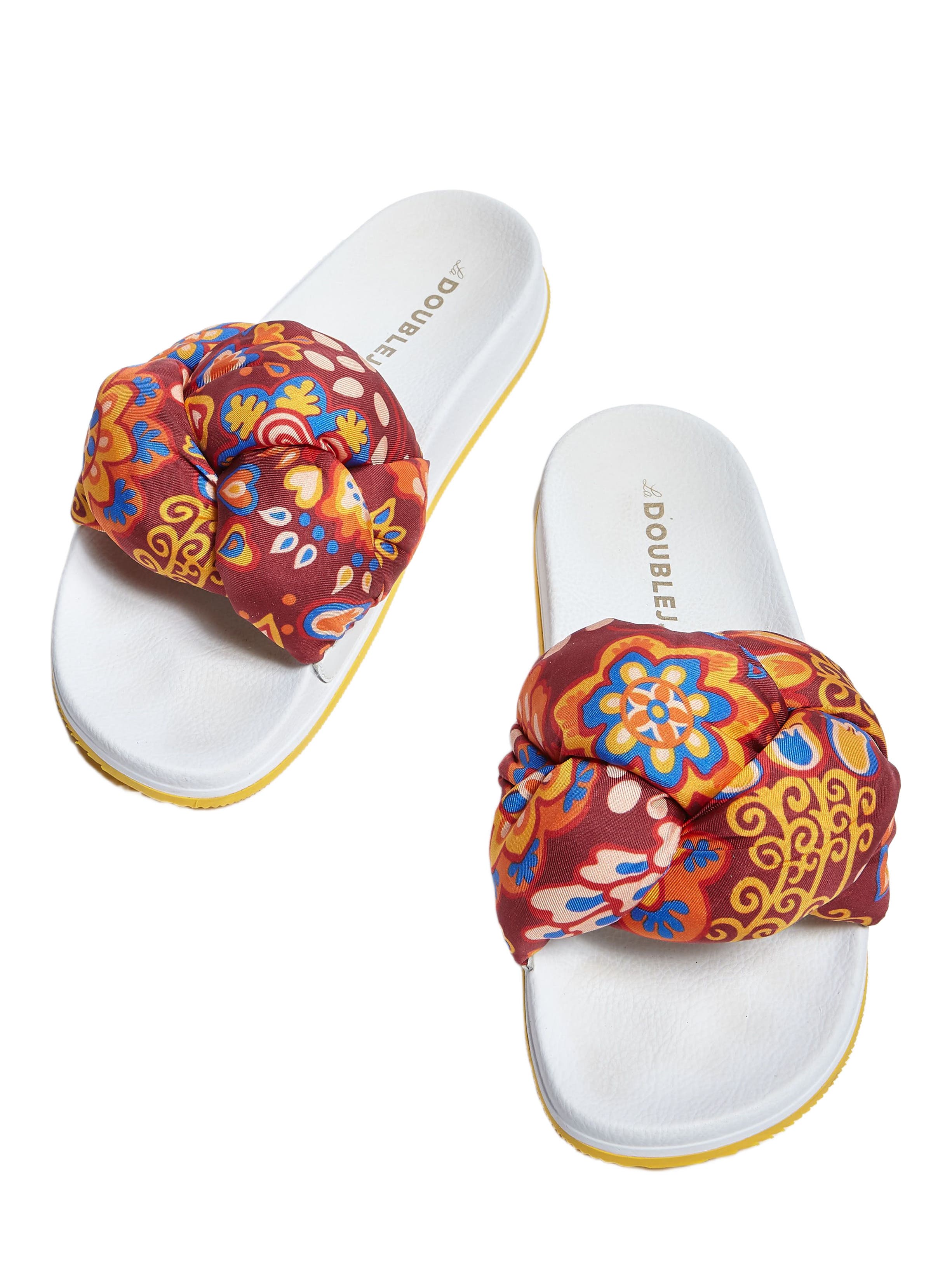 La DoubleJ Treccia Slides Taranta Bordeaux, Alternate, color, 