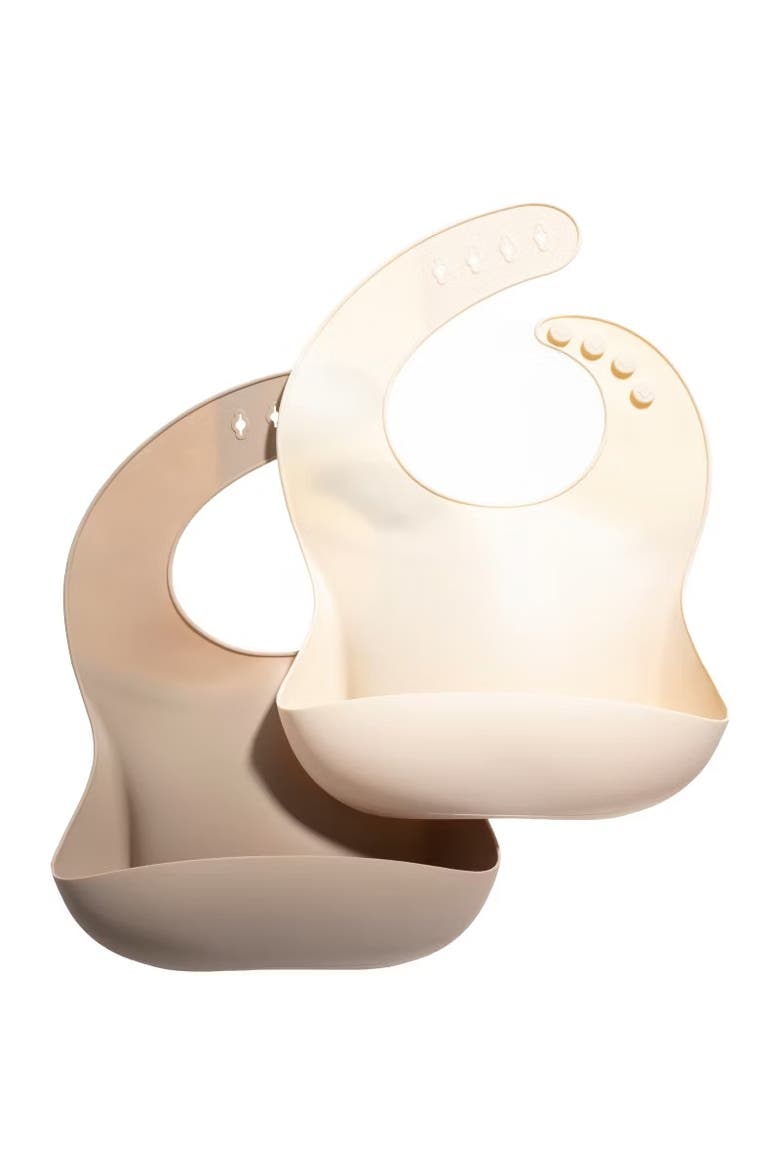 Silicone Baby Fruit Feeder and Bib Set, Alternate, color, Neutral