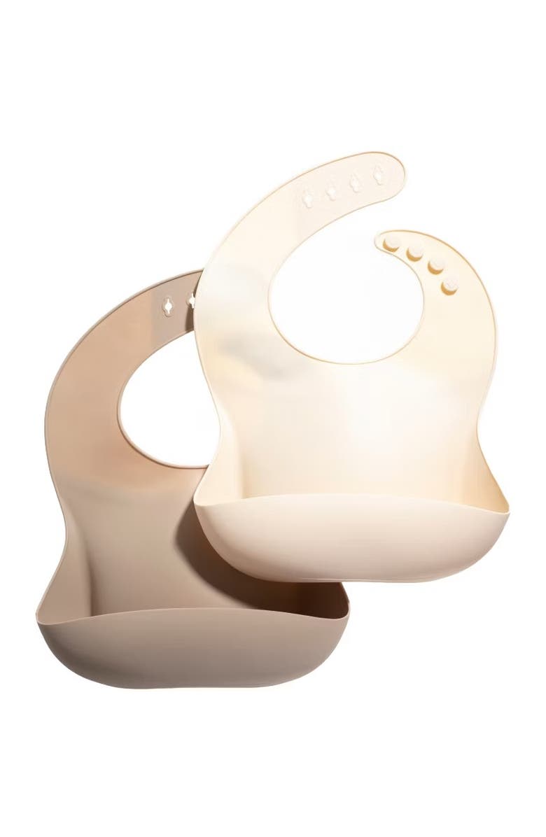 Sperric Silicone Baby Fruit Feeder and Bib Set, Alternate, color, Neutral