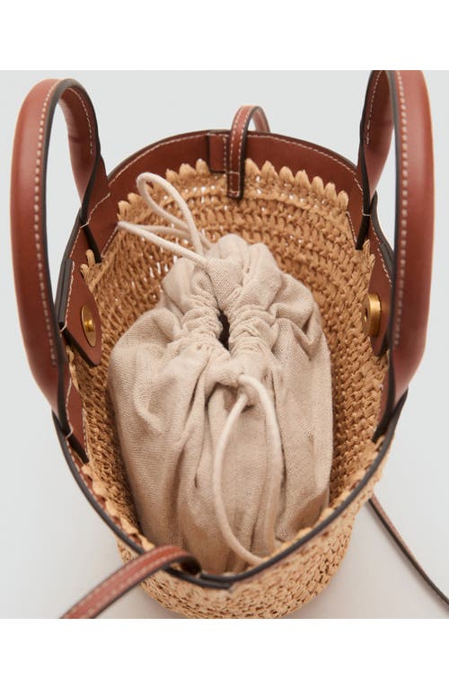 Mango Small Raffia Bucket Bag