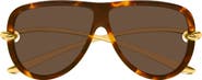 Bottega Veneta BV1513S 61mm Polarized Gradient Pilot Sunglasses