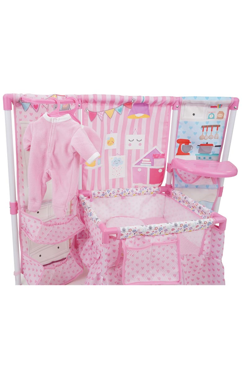 509 Doll Furniture Set W/ 14" Baby Doll, Alternate, color, Multicolored