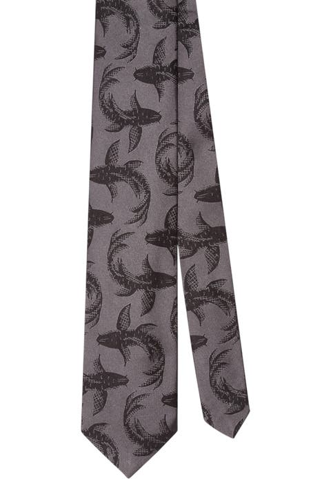 Robert Koi Fish Jacquard Best of Class Necktie