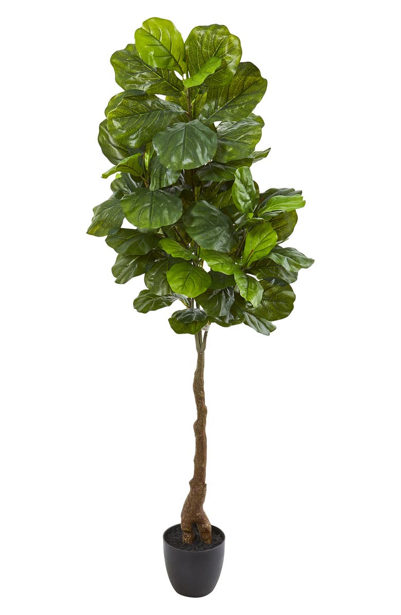 NEARLY NATURAL 64" Fiddle Leaf Artificial Tree, Main, color,