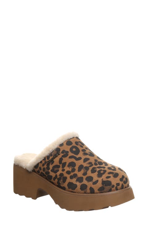 Marnie Faux Shearling Lined Clog