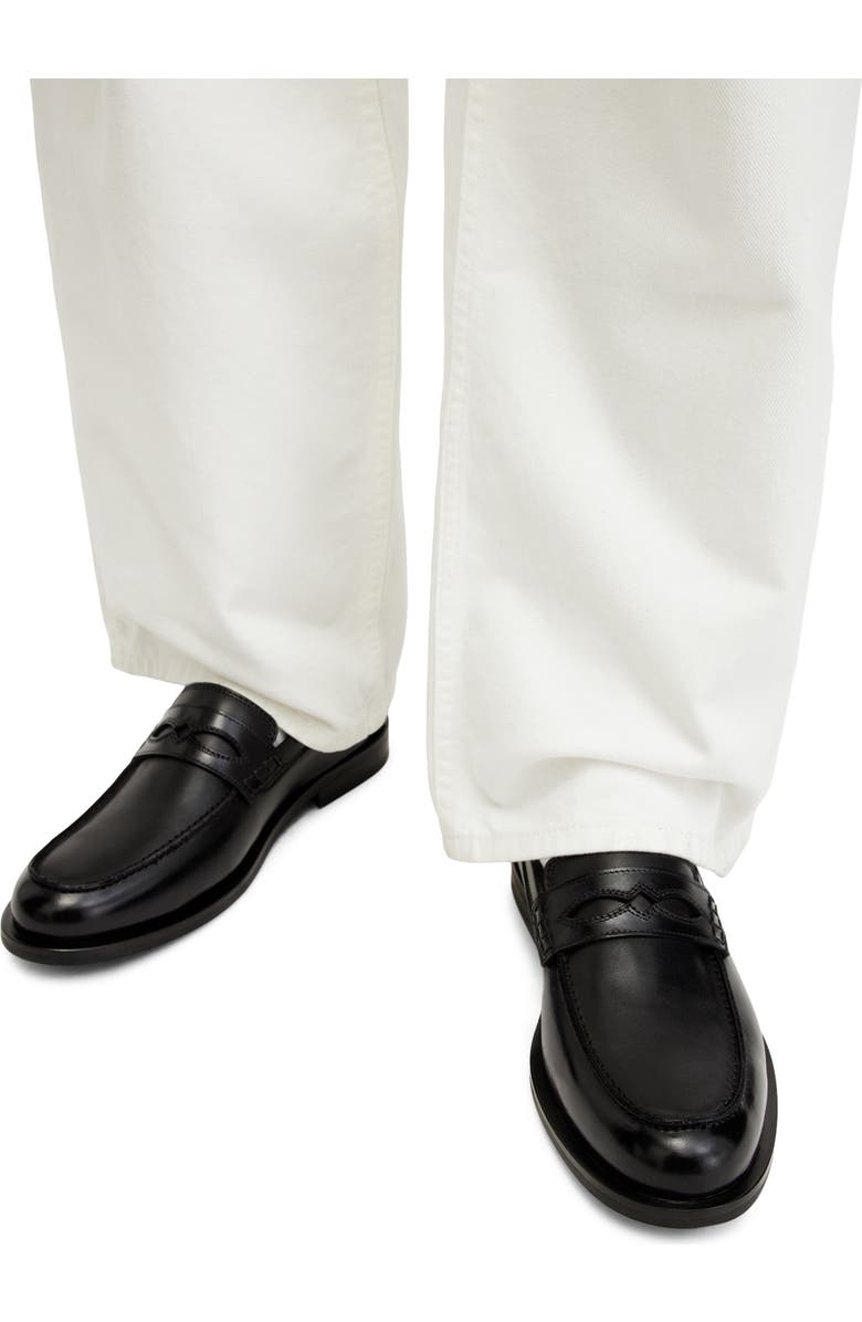 AllSaints Harmon Penny Loafer, Alternate, color,