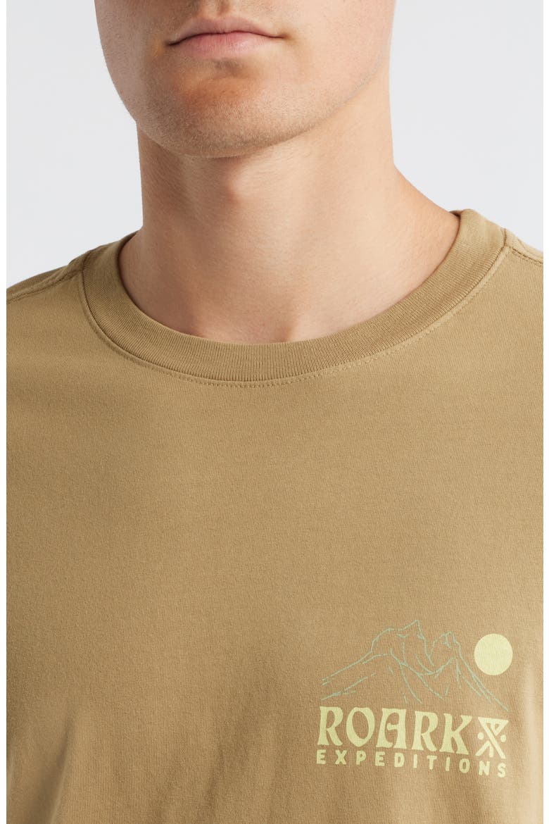Forever Roaming Graphic T-Shirt, Alternate, color, KHAKI