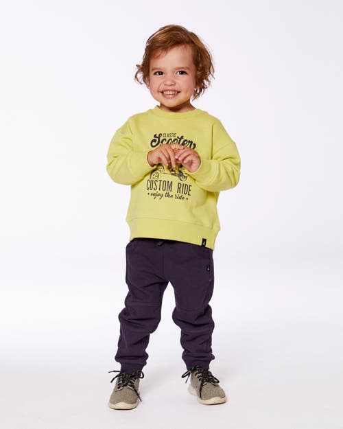 Deux Par Deux Baby Boy's Jogger Sweatpants Dark Gray In Dark Gray