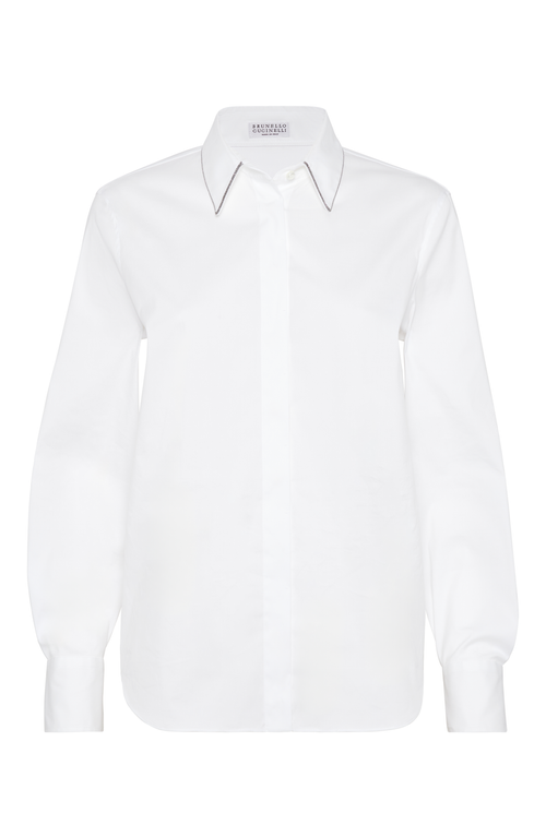 Brunello Cucinelli "shirt With Shiny In White