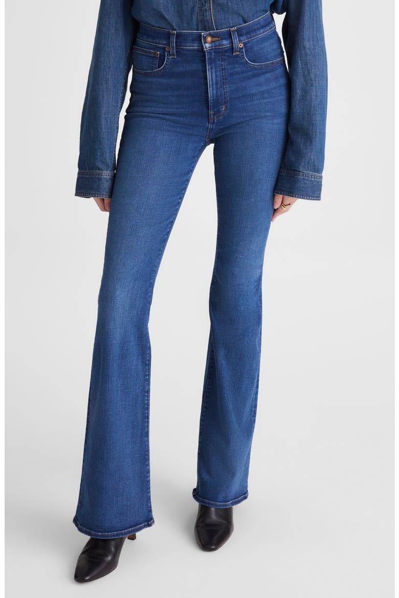 The Stretch Flare Jeans, Main, color, CARVILLE WASH