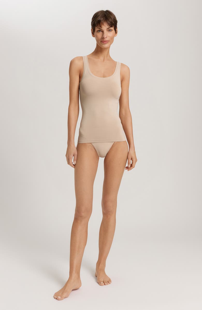 Hanro Touch Feeling Tank, Alternate, color, Coffee Quartz