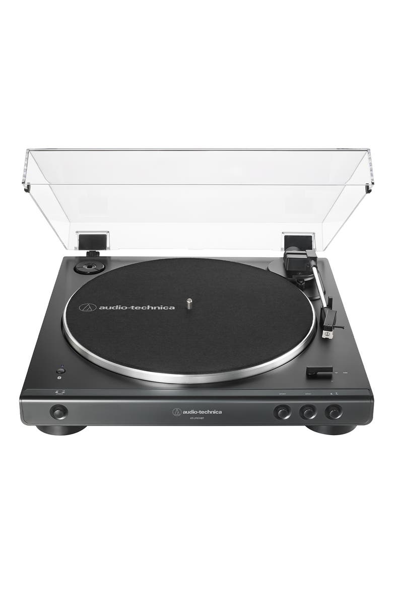 Audio-Technica AT-LP60XBT Fully Automatic Belt-Drive Stereo Turntable with Bluetooth, Main, color, Black