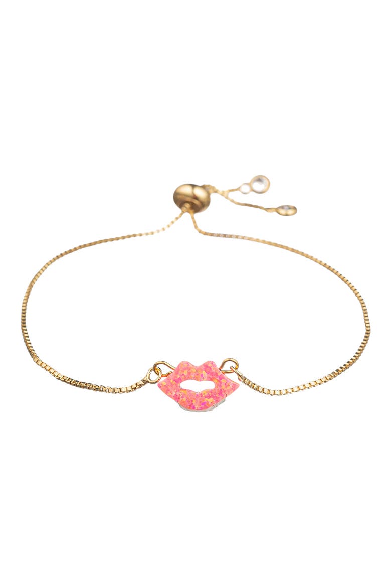 Set of 3 Opal Slider Bracelets, Alternate, color, GOLD