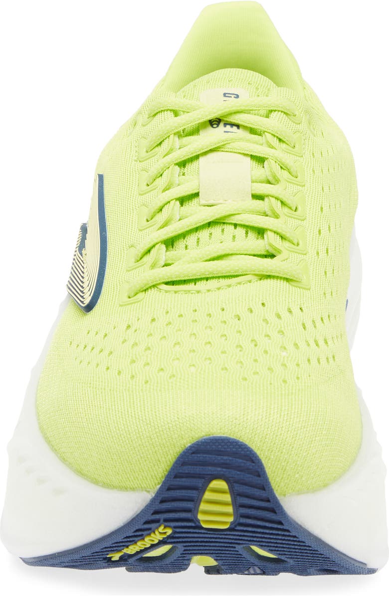 Brooks Glycerin Max Running Shoe, Alternate, color, Lime/ Navy Peony/ White