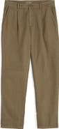 Seasalt Cornwall Helmsman Pleated Linen & Organic Cotton Herringbone Pants