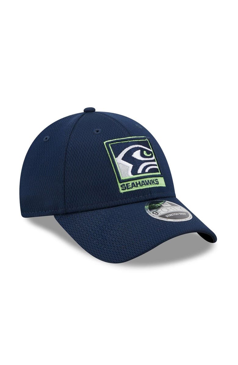 New Era Men's New Era College Navy Seattle Seahawks Framed AF 9FORTY Snapback Hat, Alternate, color, 