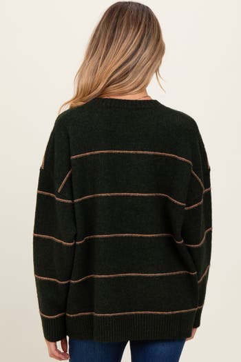 Striped Drop Shoulder Sweater