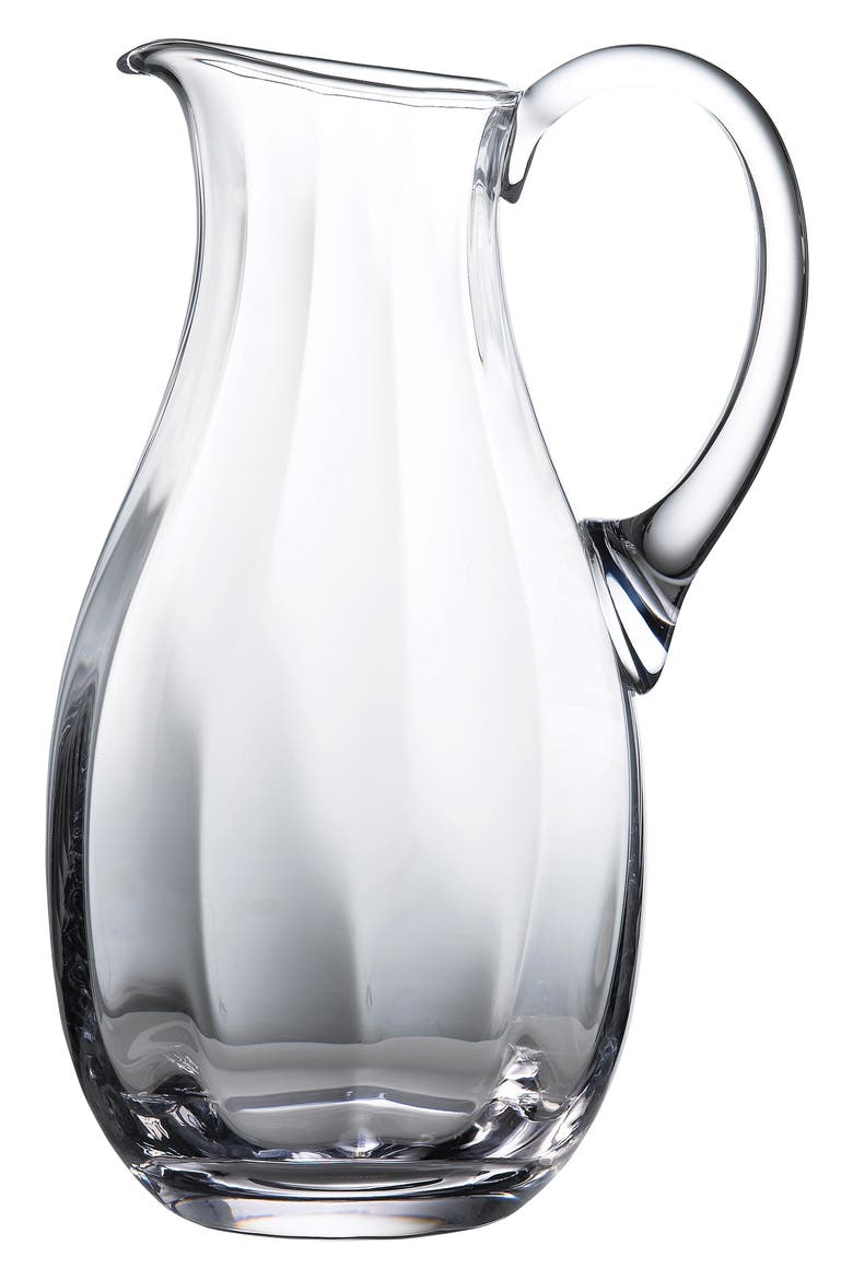 Elegance Optic Lead Crystal Pitcher, Main, color, CLEAR