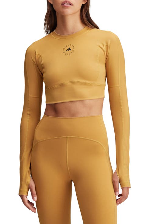 TST Long Sleeve Yoga Crop Top