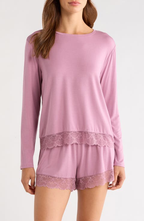 Moonlight Eco Lace Short Pajamas