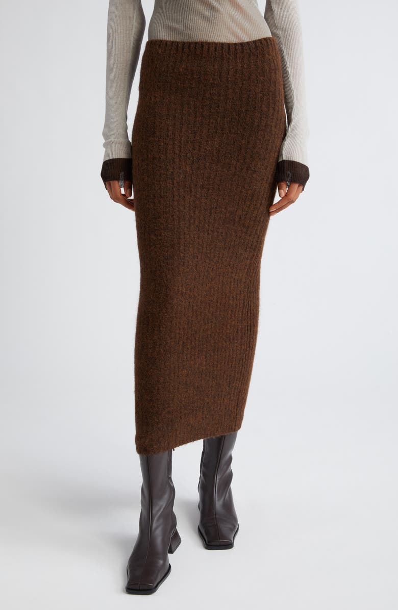 Paloma Wool Siracuza Alpaca & Wool Blend Rib Sweater Skirt, Main, color, 
