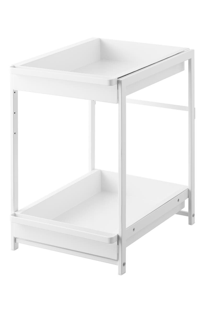 Yamazaki 2-Tier Pull Out Shelf, Main, color, White