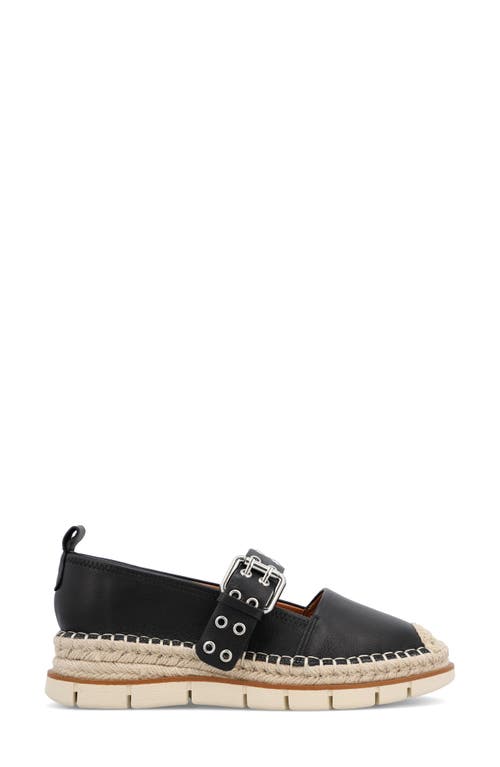 Shop Mia Limited Edition Valri Espadrille Mary Jane Flat In Black