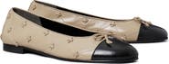 Tory Burch Cap Toe Bunny Knot Ballet Flat