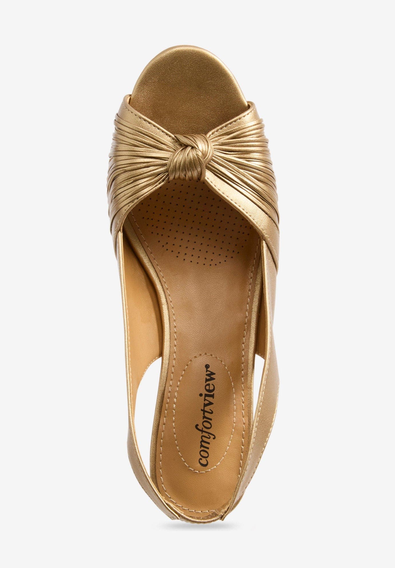 The Katelyn Slingback, Alternate, color, GOLD