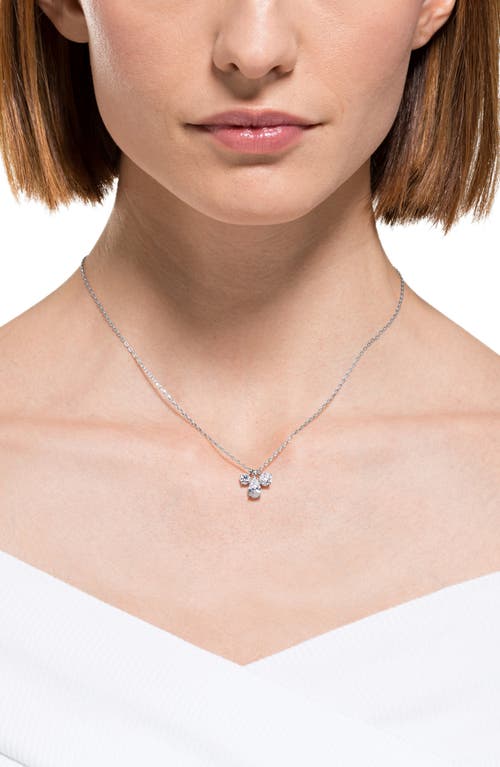 Swarovski Attract Crystal Pendant Necklace In Silver