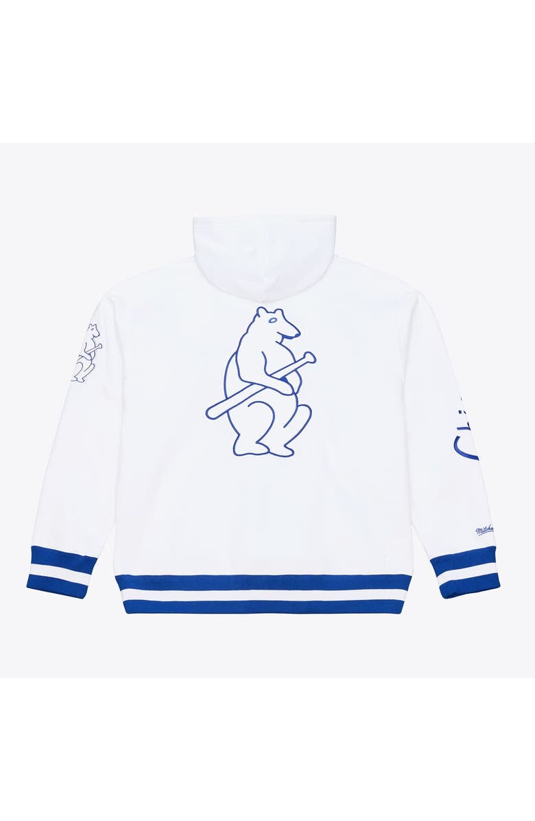 Mitchell & Ness Men's Mitchell & Ness  White Chicago Cubs Cooperstown Collection Fleece Hoodie, Alternate, color, White