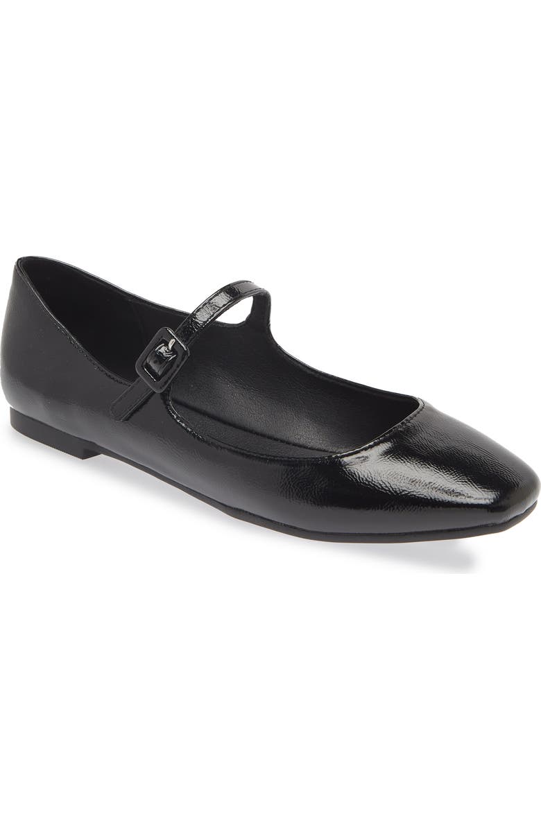 Steve Madden Caddie Mary Jane Flat, Main, color, Black Patent