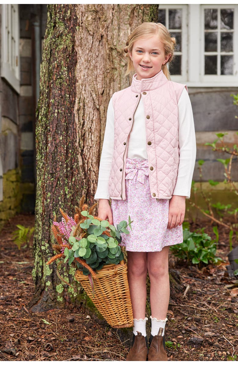 Little English Kids' Classic Quilted Vest, Alternate, color, Light Pink