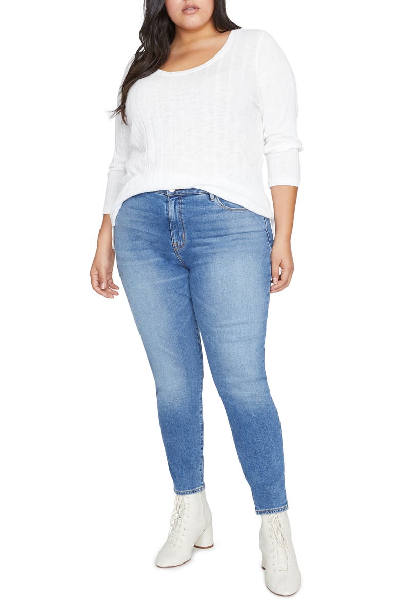 Ruby Ribbed Knit Top, Alternate, color, OPAL