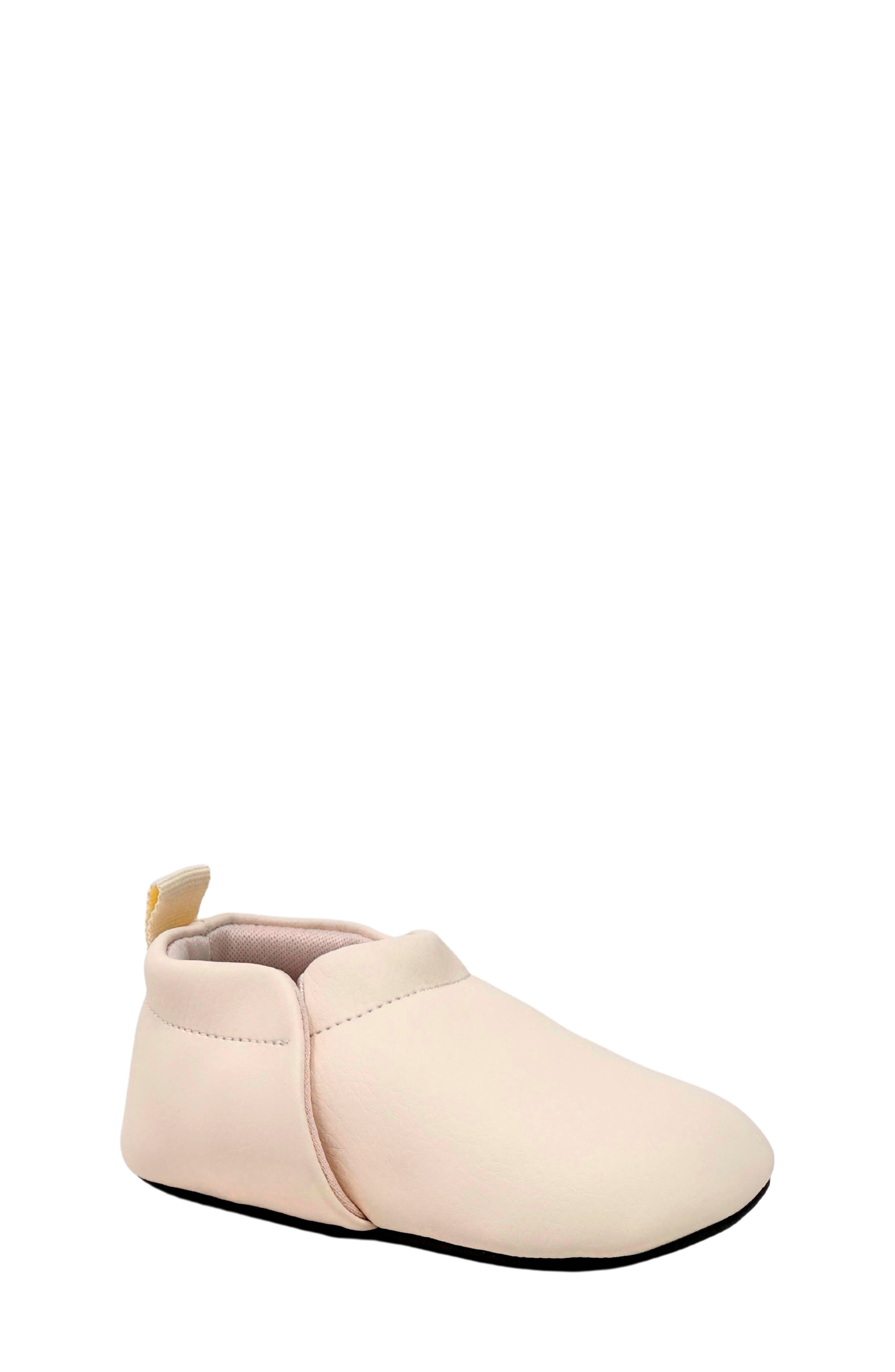 Willow Crib Shoe, Main, color, SMOKY CREAM