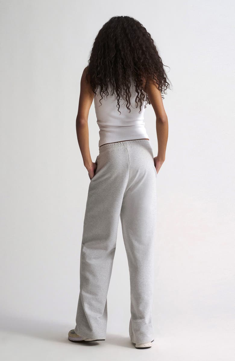 Brooklyn Industries Wide Leg Sweatpants, Alternate, color, Light Grey Melange