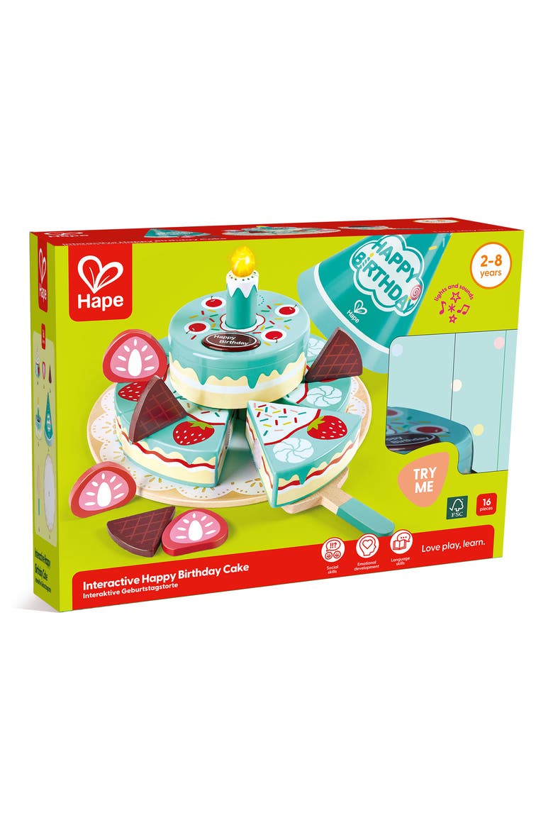 Interactive Happy Birthday Cake Playset, Alternate, color, MULTIPLECOLOR