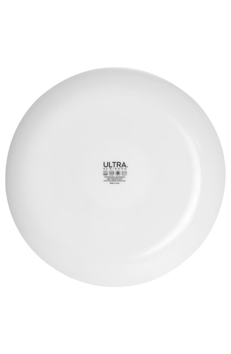 Gibson Ultra Ultra Olstead 8 Piece Break-Resistant Tempe Opal Glass Dinner Plate Set, Alternate, color, 