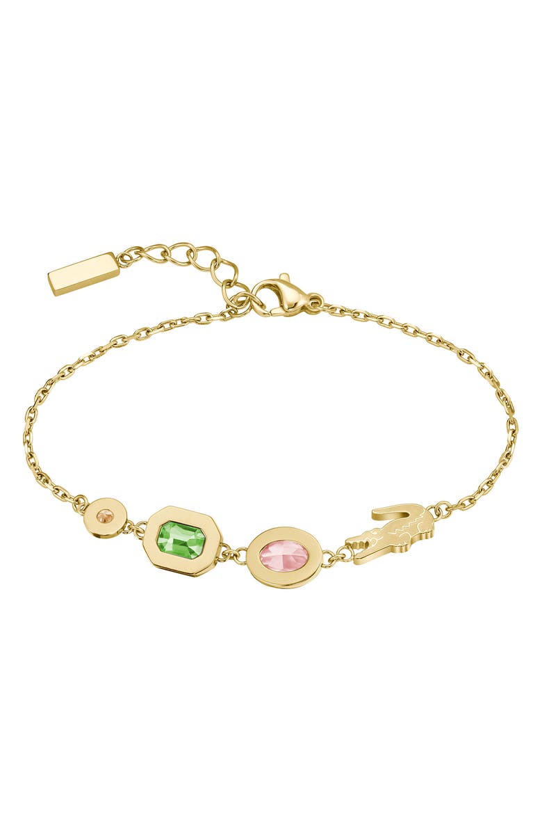 Lacoste Deva Crystal Line Bracelet, Alternate, color,