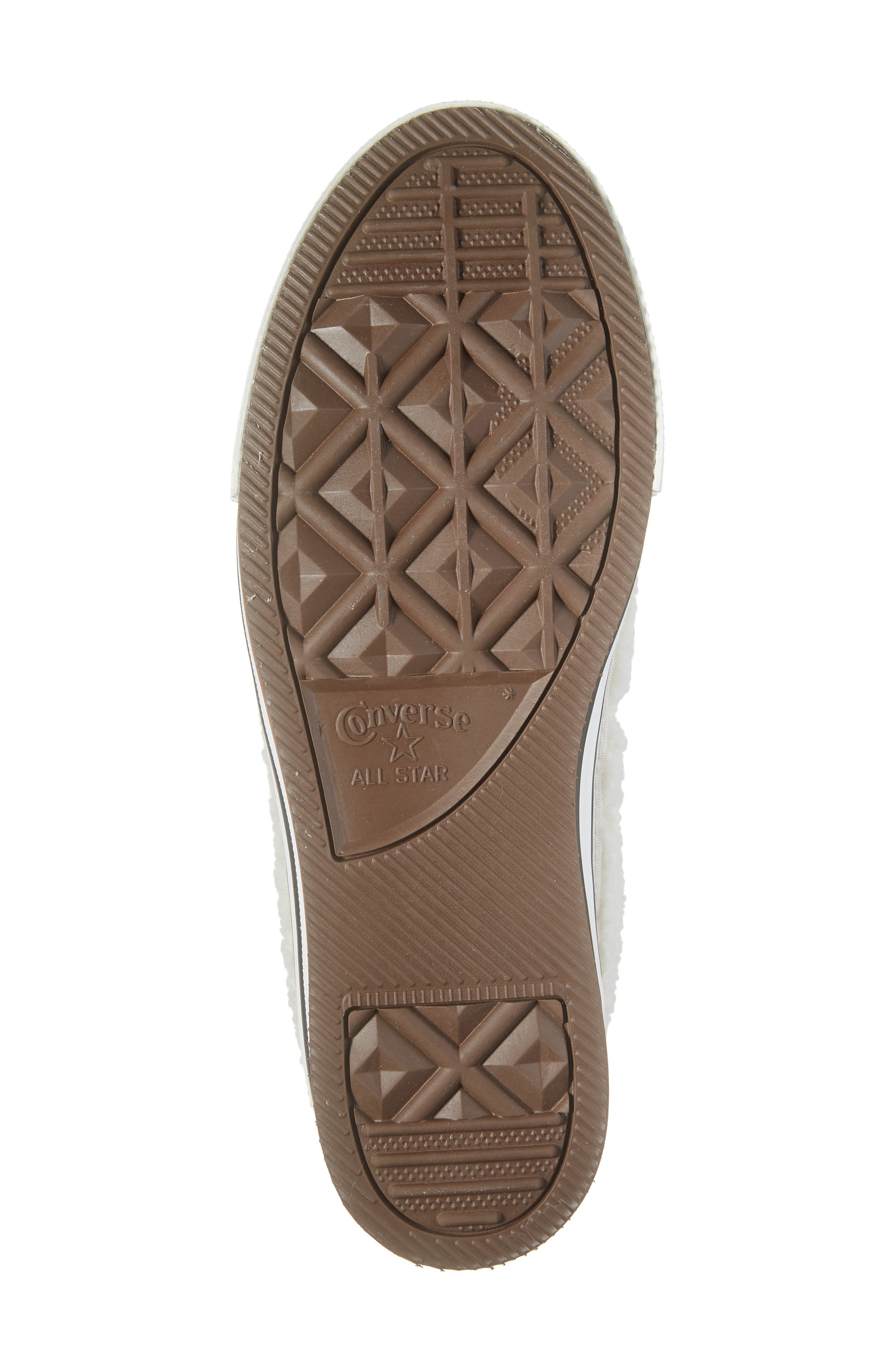 Converse Kids' Chuck Taylor<sup>®</sup> All Star<sup>®</sup> Eva Lift Faux Fur High Top Sneaker, Alternate, color, 