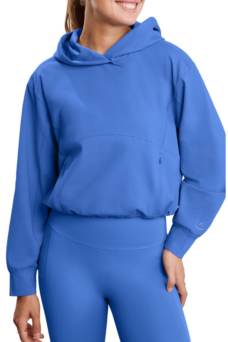 Pacer Performance Hoodie, Main, color, MINERAL BLUE