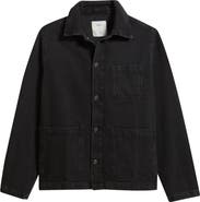 Percival Gove Cotton Denim Chore Coat