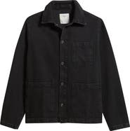 Percival Gove Cotton Denim Chore Coat