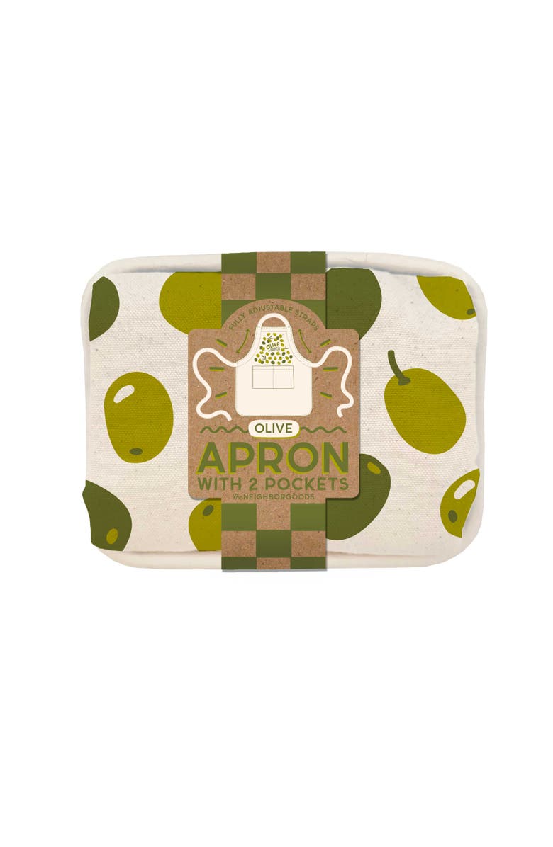 The Neighborgoods Olive Apron, Alternate, color, Beige