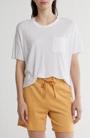 James Perse Crewneck Pocket T-Shirt