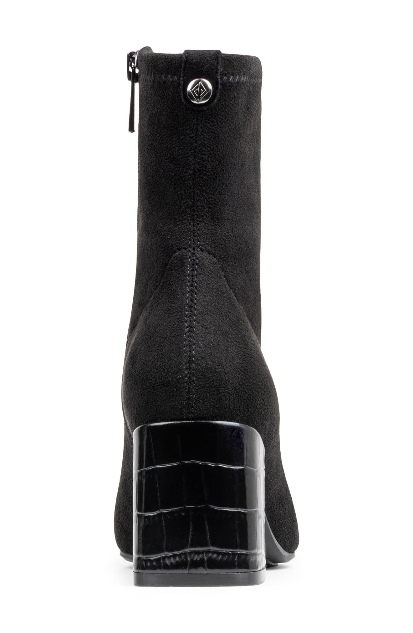 Donald Pliner Tomos Block Heel Bootie, Alternate, color, Black