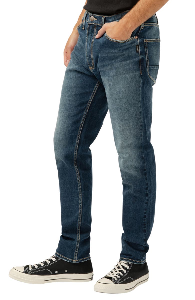 Silver Jeans Co. Risto Athletic Fit Skinny Jeans, Alternate, color, 