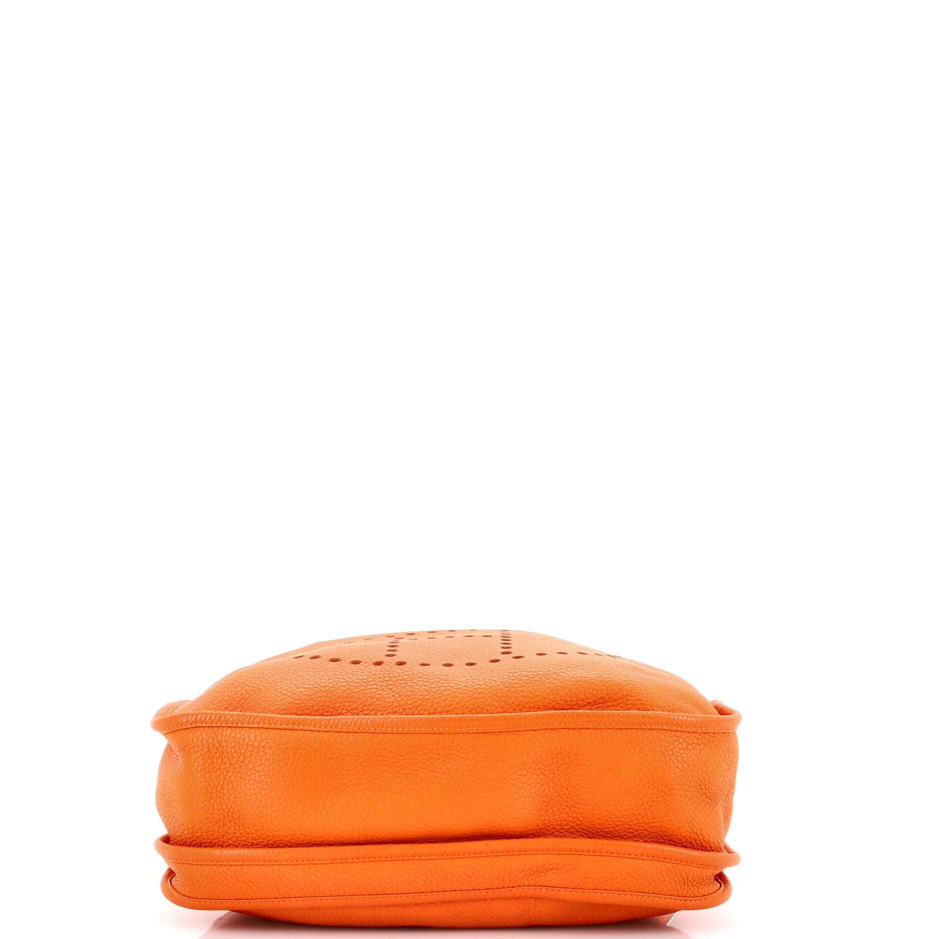 Pre-Owned Hermes Evelyne Bag Gen III Clemence PM, Alternate, color, Orange H