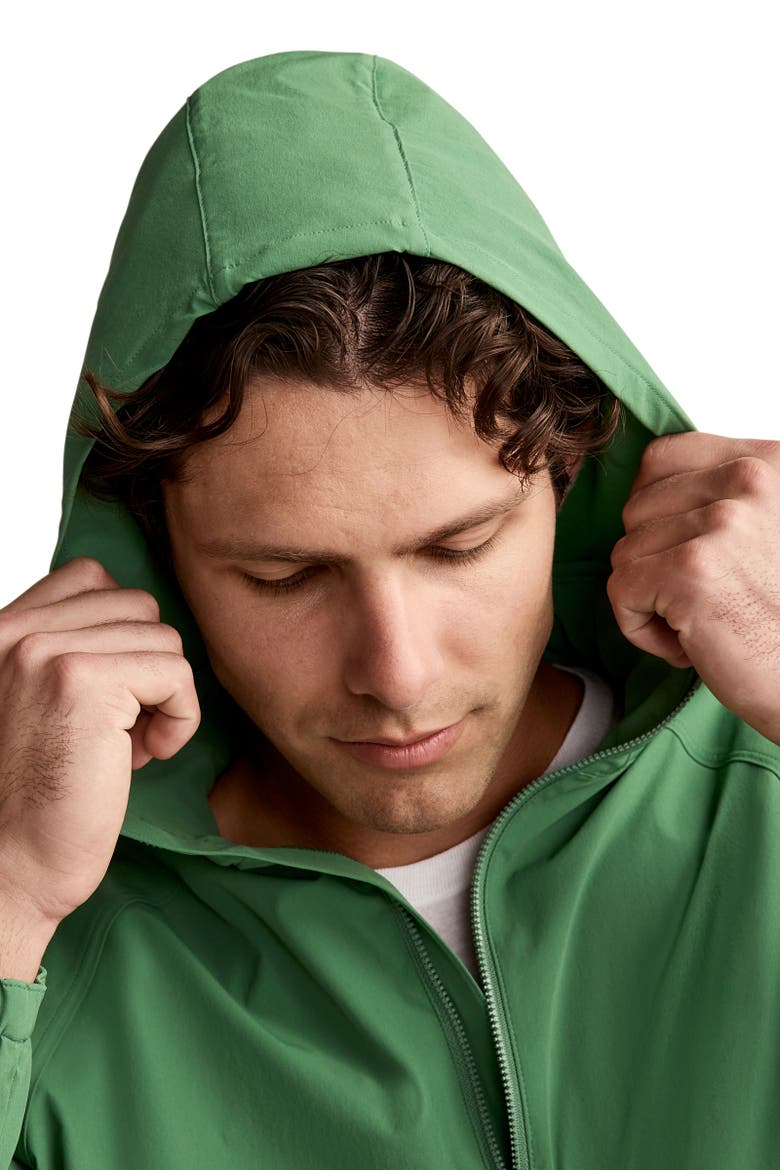 Mens Jockey 1876 Collection 1/2 Zip Windbreaker, Alternate, color, Badge Green